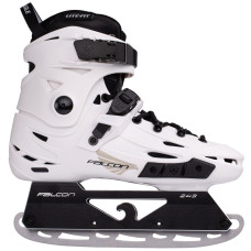 Rolki Łyżwy 2w1 dla chłopca Flying Eagle Falcon PRO białe