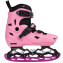 Rolki Łyżwy 2w1 dla dziewczynki Regulowane Flying Eagle S7 Nimbus różowe