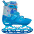 Rolki Łyżwy 2w1 dla dzieci regulowane LED Flying Eagle L8 niebieski