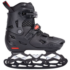 Rolki Łyżwy 2w1 dla dzieci Regulowane Flying Eagle S7 Nimbus czarne