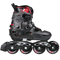 Rolki dla dzieci Rolki Regulowane Flying Eagle S6 pro czarne 28-32