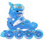 Rolki dla dzieci Rolki Regulowane Flying Eagle S6 pro niebieski 38-42