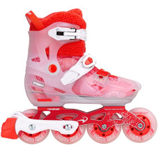 Rolki regulowane dziecięce Flying Eagle S8 Pro Sprout Fur czerwony