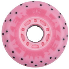 Świecące koła do rolek Flying Eagel Lazerwheelz+sparks 80 mm/88A 4 szt różowy