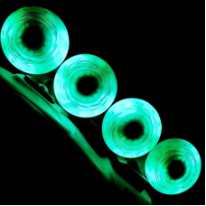 LED Kółka do Rolek Flying Eagle Lazerwheelz Ultra 88A 4 szt zielone