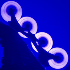 LED Kółka do Rolek Flying Eagle Lazerwheelz Ultra 88A 4 szt fioletowy