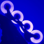 LED Kółka do Rolek Flying Eagle Lazerwheelz Ultra 88A 4 szt fioletowy