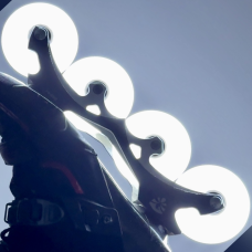 LED Kółka do Rolek Flying Eagle Lazerwheelz Ultra 88A 4 szt biały