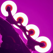 LED Kółka do Rolek Flying Eagle Lazerwheelz Ultra 88A 4 szt różowy