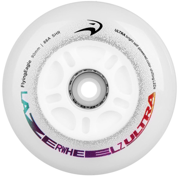 LED Kółka do Rolek Flying Eagle Lazerwheelz Ultra Color-Shifting 90 mm/88A 3 szt